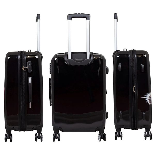 Trendyshop365 Hartschalen-Trolley Katze, Reisekoffer bunt mit günstig online kaufen