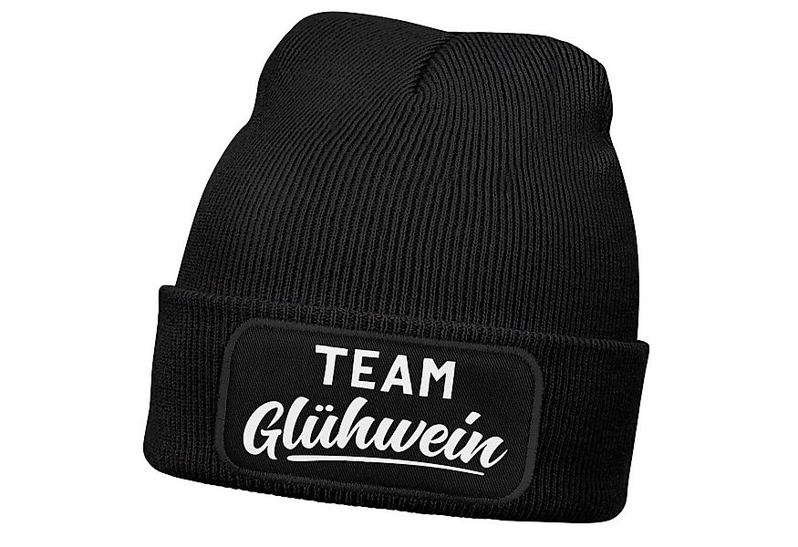 MoonWorks Strickmütze Damen Beanie mit Patch Strickmütze mit Spruch Team Gl günstig online kaufen