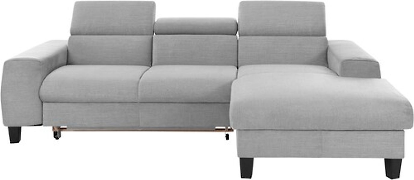 COTTA Ecksofa "Morven L-Form mit Kopfteilverstellung" wahlweise mit Bettfun günstig online kaufen