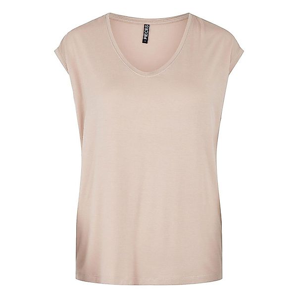 Pieces Billo Einfarbiges T-shirt Mit Kurzen Ärmeln L Misty Rose günstig online kaufen