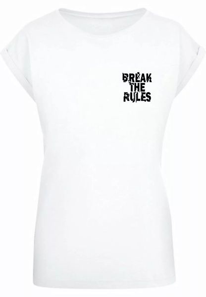 Merchcode T-Shirt Merchcode Damen Ladies Break The Rules 2 T-Shirt (1-tlg) günstig online kaufen
