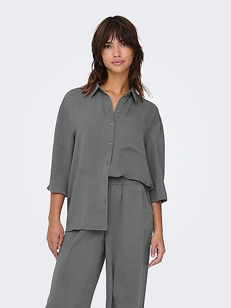 JACQUELINE de YONG Blusenshirt 3/4 Arm in Knitteroptik Blusen Oberteil Brus günstig online kaufen