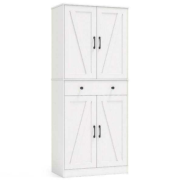COSTWAY Vorratsschrank Küchenbuffet mit verstellbarem Regal, günstig online kaufen
