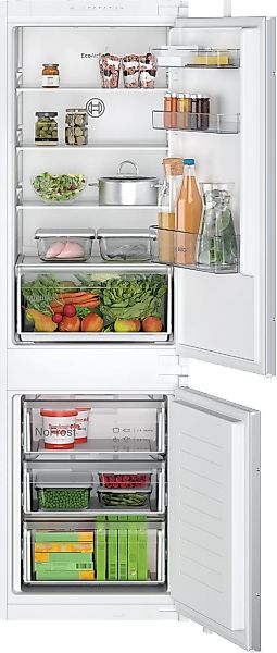 BOSCH Einbaukühlgefrierkombination Serie 2 "KIN86NSE0" 177,2 cm hoch 54,1 c günstig online kaufen