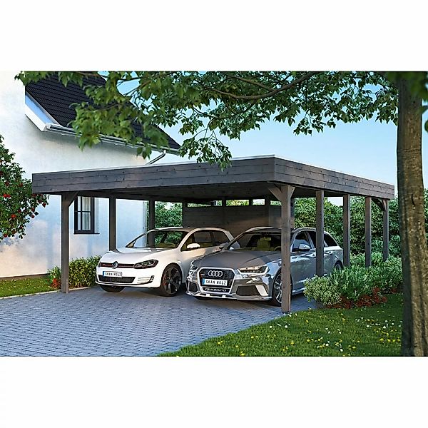 Carport Friesland Set 4 Schiefergrau 557 x 708 cm günstig online kaufen