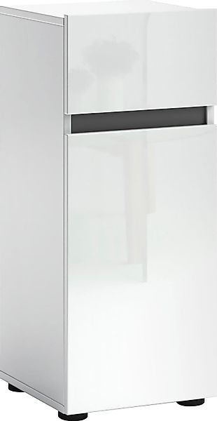 welltime Stauraumschrank "MISTER, Bad-Schrank, Breite 34 cm, 1 Tür, 1 Schub günstig online kaufen