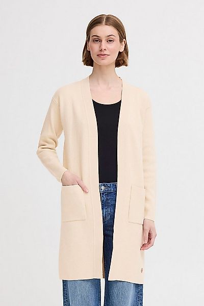 OXMO Strickjacke OXFINA Langer Feinstrick-Cardigan mit Taschen günstig online kaufen