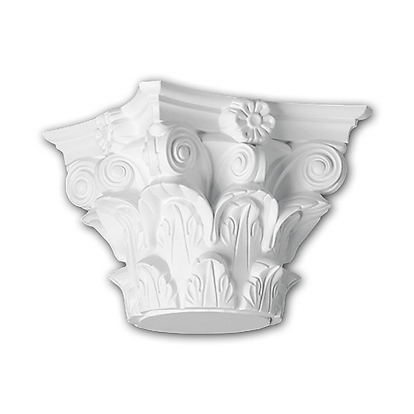 PROFHOME 111010 Vollsäulen Kapitell Säule Zierelement Stuckdekor, 22,5 cm x günstig online kaufen