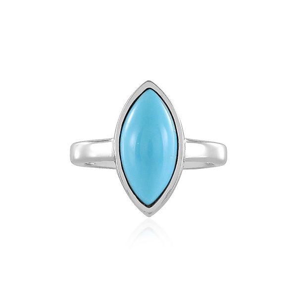 Cavill Solitärring USA Türkis 2ct Platin-Plattierter günstig online kaufen