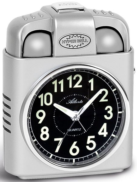 Atlanta Quarzwecker »1947/19« extra laut, Lautstärkenregulierung, mit Glock günstig online kaufen