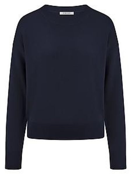 Rundhals-Pullover Peter Hahn blau günstig online kaufen