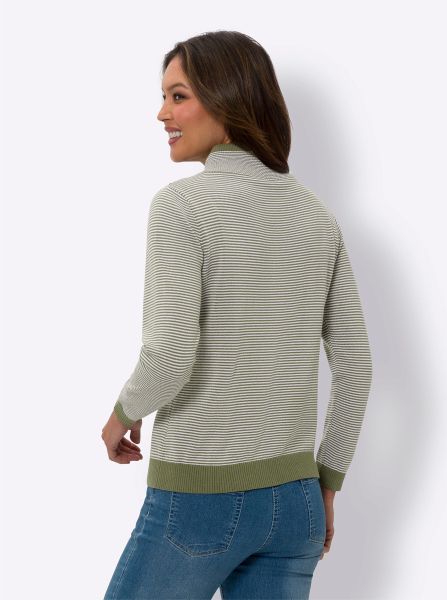 Sieh an! Strickpullover Langarm-Pullover günstig online kaufen