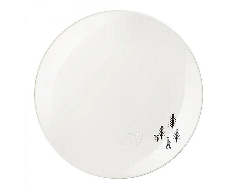 ASA SELECTION Geschirr Asa Dessertteller Joy Schneespuren Herz Im Schnee (2 günstig online kaufen