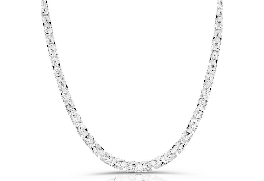 Tony Fein Königskette Königskette 5mm 925er Silber Massiv Diamantiert, Made günstig online kaufen