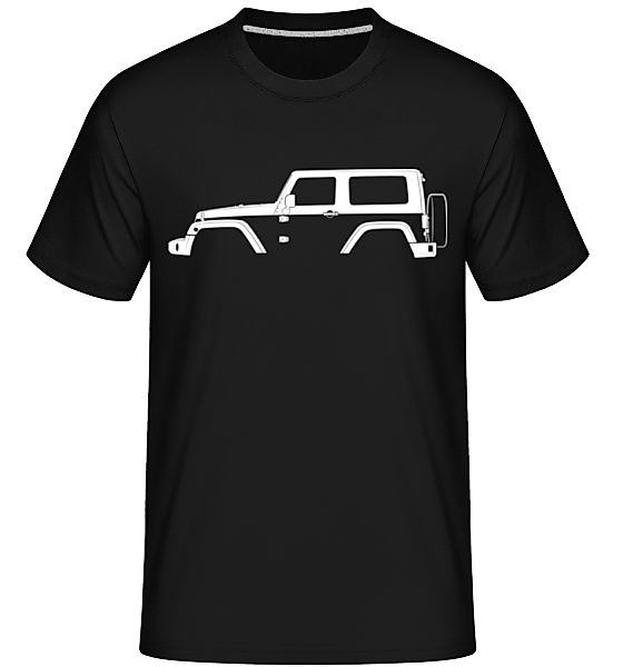 'Jeep Wrangler (JK)' Silhouette · Shirtinator Männer T-Shirt günstig online kaufen