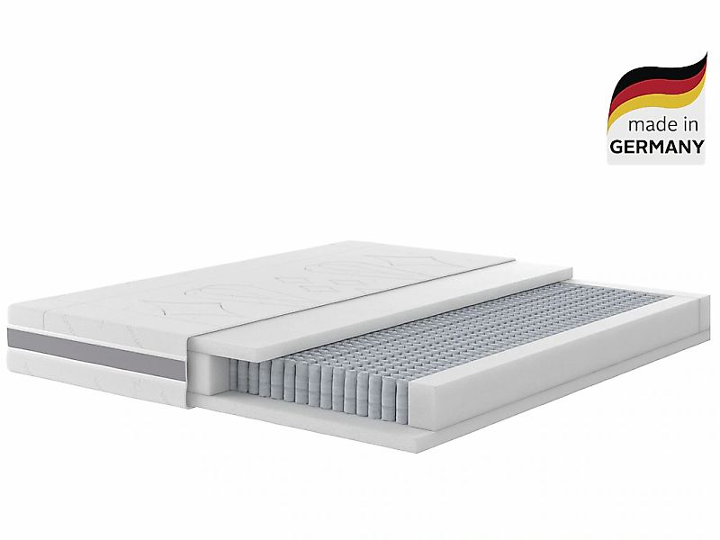 Malie Taschenfederkernmatratze "Matratze Mecklenburger, in 90x200 cm, 140x2 günstig online kaufen