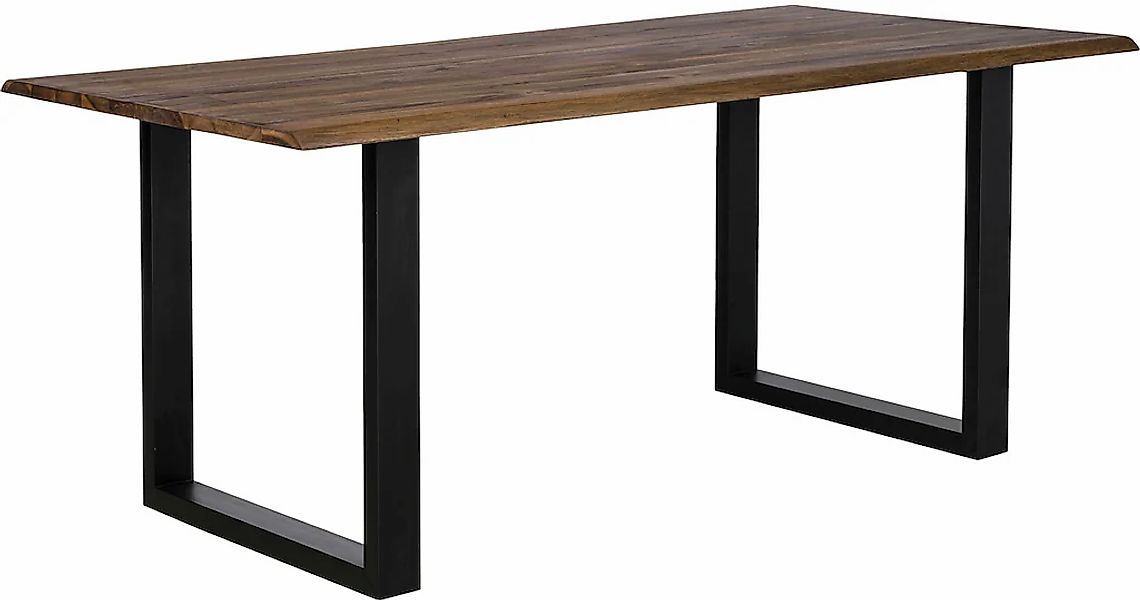 SalesFever Esstisch "Design Esstisch für stilvolles Ambiente", mit echter B günstig online kaufen