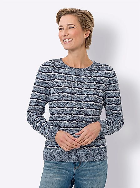 Sieh an! Strickpullover Langarm-Pullover günstig online kaufen