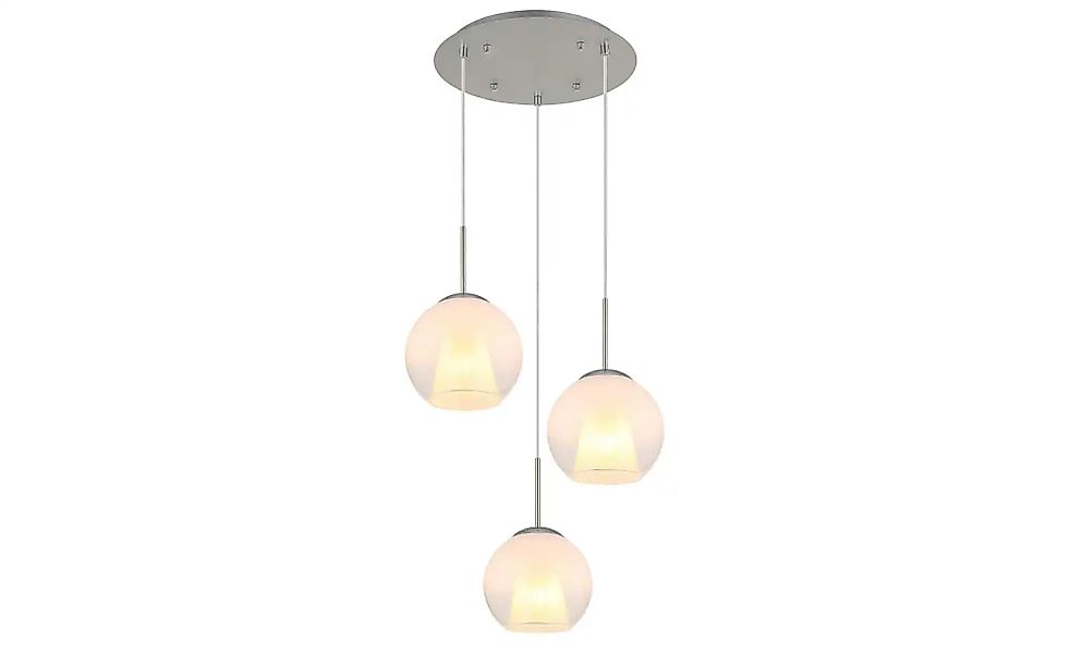 Globo Lighting Pendelleuchte   ¦ silber Ø: 45 Lampen & Leuchten > Hängeleuc günstig online kaufen