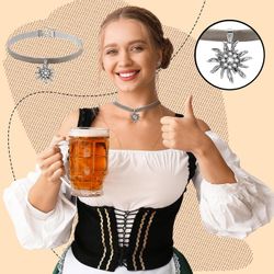 Coonoor Schmuckset Schneeglöckchen Halsketten- und Ohrring-Set, günstig online kaufen