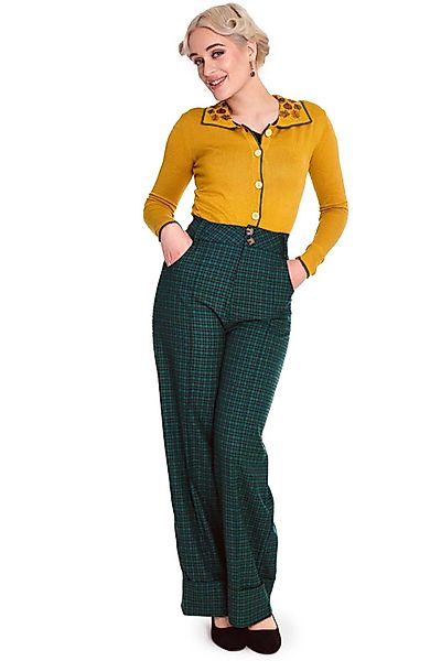 Voodoo Vixen Stoffhose Mini Check Turn günstig online kaufen