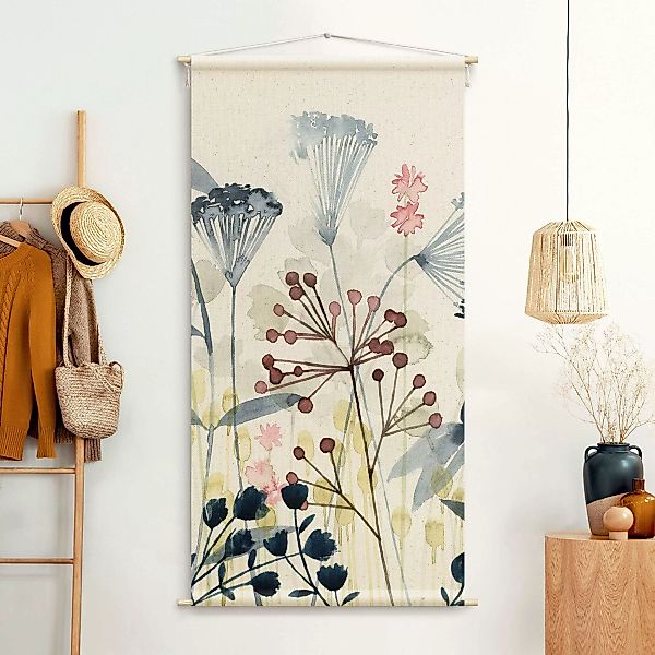 Wandteppich Wildblumen Aquarell I günstig online kaufen