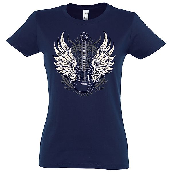Youth Designz Print-Shirt Flügel Gitarre Damen günstig online kaufen