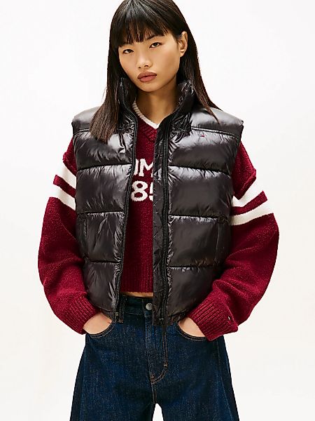 Tommy Jeans Steppweste "TJW ESSENTIAL PUFFER VEST SHINY" günstig online kaufen