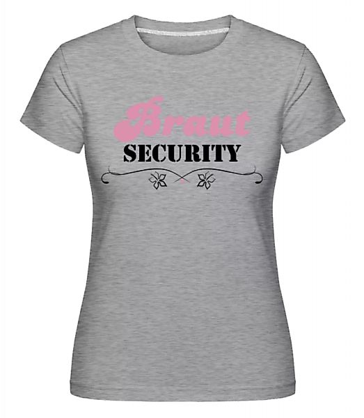 JGA Braut Security Blumen · Shirtinator Frauen T-Shirt günstig online kaufen
