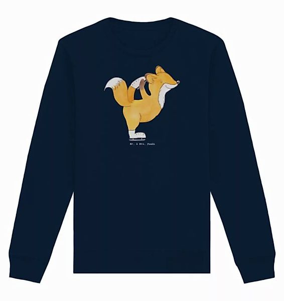 Mr. & Mrs. Panda Longpullover Größe XL Fuchs Eiskunstläufer - French Navy - günstig online kaufen