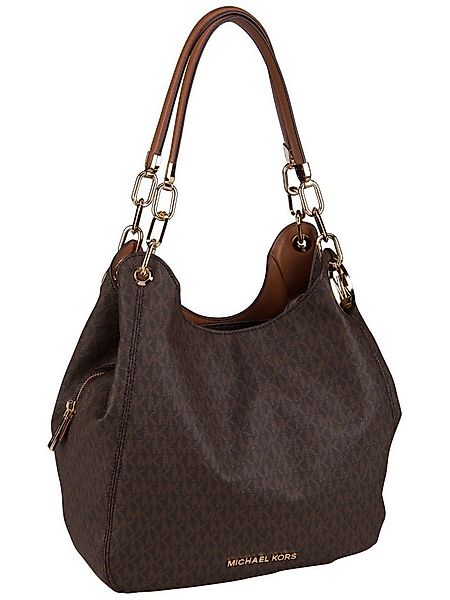 MICHAEL KORS Handtasche Lillie Large Chain Shoulder Tote MK Signature, Hobo günstig online kaufen
