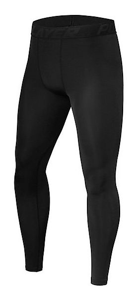 POWERLAYER Funktionsleggings PowerLayer Herren Kompressionshose Lang Schwar günstig online kaufen