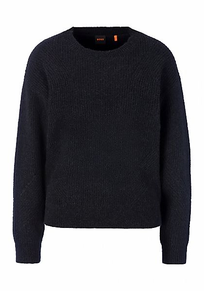 BOSS ORANGE Strickpullover "Flondie Premium Damenmode" mit Rundhalsausschni günstig online kaufen