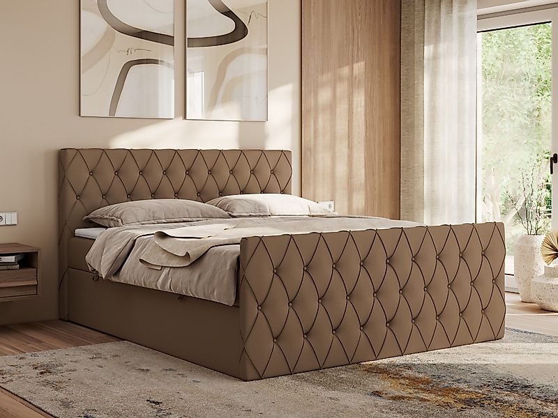 MKS MÖBEL Boxspringbett MIREN DUO (Set, günstig online kaufen