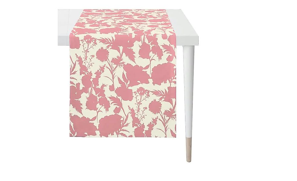 Apelt Läufer   ¦ rot ¦ Baumwollmischgewebe ¦ Maße (cm): B: 48 H: 0,5 Tischw günstig online kaufen