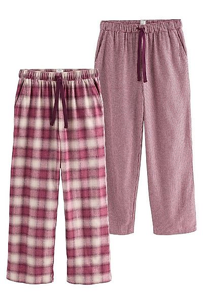 Next Pyjamahose Bequeme Pyjamahosen, 2er-Pack (2-tlg) günstig online kaufen