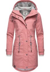PEAK TIME Regenjacke "L60042" mit Kapuze stylisch taillierter Regenmantel f günstig online kaufen