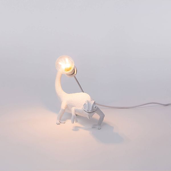 SELETTI LED-Dekolampe Chameleon Lamp Still, weiß, USB günstig online kaufen