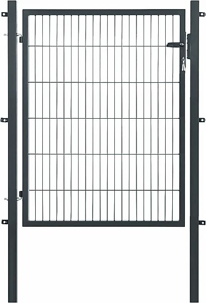 GARDEN N MORE Zauneinzeltür "Einzeltor Premium" 123 cm hoch, anthrazit günstig online kaufen