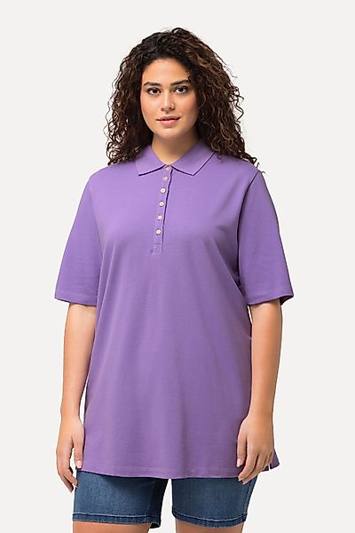 Ulla Popken T-Shirt Poloshirt Piqué Polokragen günstig online kaufen