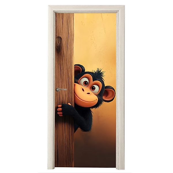 MuchoWow Türtapete Affe - Tiere - günstig online kaufen