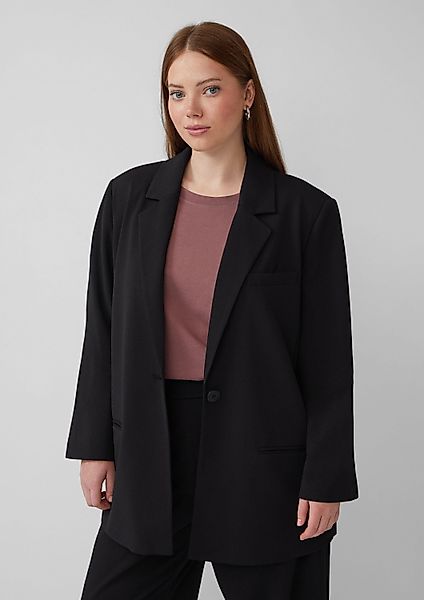 QS Jackenblazer Indoor-Blazer Blazer aus Interlockjersey günstig online kaufen
