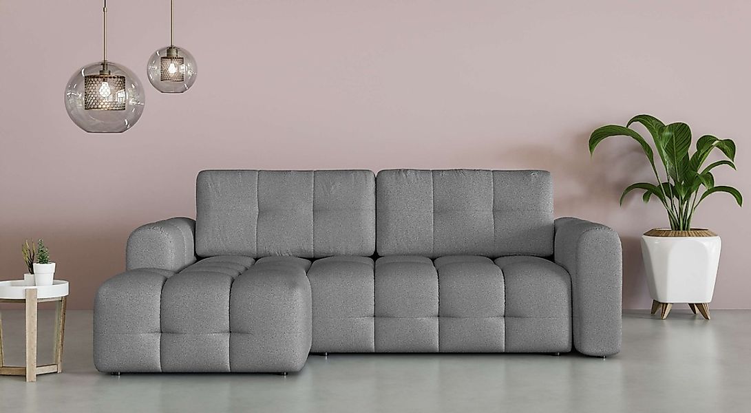 OTTO home Ecksofa "Manilla, wahlweise mit Bettfunktion, B/T/H 265/170/91 cm günstig online kaufen