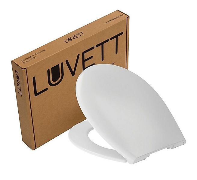 LUVETT WC-Sitz Edelweiß C290 Absenkautomatik Thermoplast Bruchsicher Softcl günstig online kaufen
