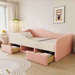 REDOM Polsterbett Sicherheitsbügel, Hautfreundlicher Samt (Schlafsofa günstig online kaufen