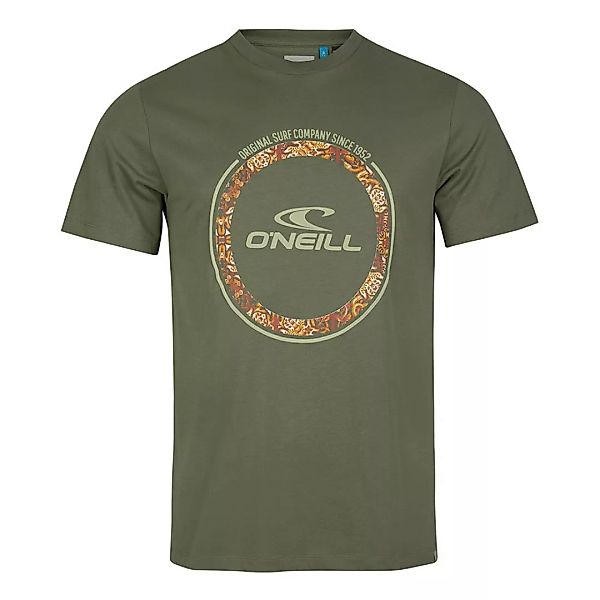 O´neill Tribe Kurzärmeliges T-shirt S Olive Leaves günstig online kaufen