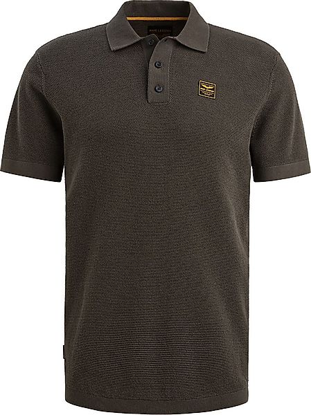 PME Legend Poloshirt Knitted Structure Grün - Größe XL günstig online kaufen
