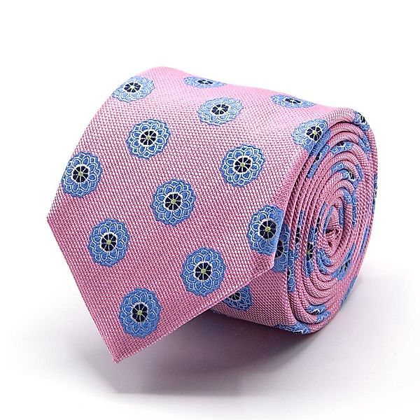 BGENTS Krawatte Seiden-Jacquard Krawatte mit Blüten-Muster günstig online kaufen