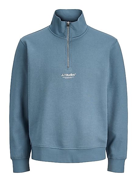 Jack & Jones Herren Sweatshirt JJESOHO SWEAT QUARTER ZIP - Relaxed Fit günstig online kaufen