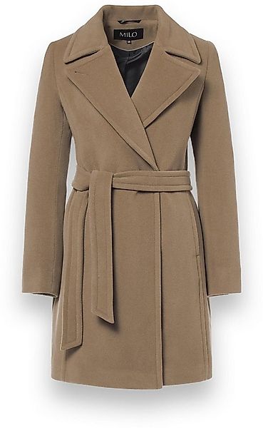 Milo Wintermantel Wanya (Wollmischung) taupebraun Damen günstig online kaufen